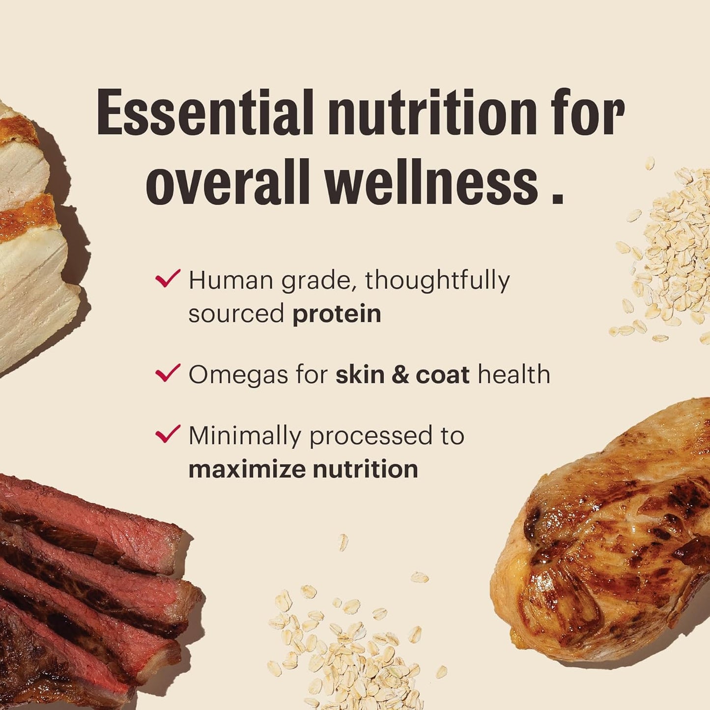 The Honest Kitchen Essential Clusters Dog Whole Grain Beef & Chicken 5 lb Bag