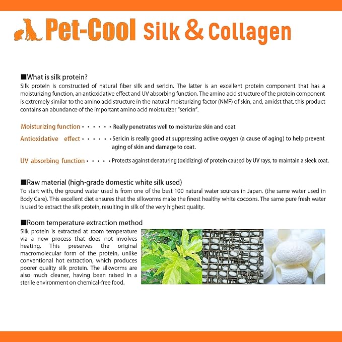 Silk & Collagen Grooming Spray (for Dogs and Cats)