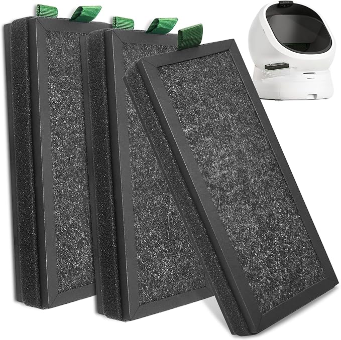 1 Pack Replacement Activated Carbon Filter Compatible with PETLIBRO Luma Automatic Self Cleaning Litter Box