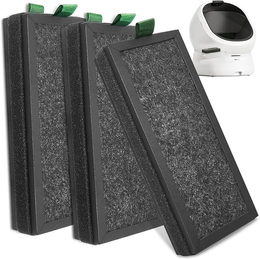 1 Pack Replacement Activated Carbon Filter Compatible with PETLIBRO Luma Automatic Self Cleaning Litter Box