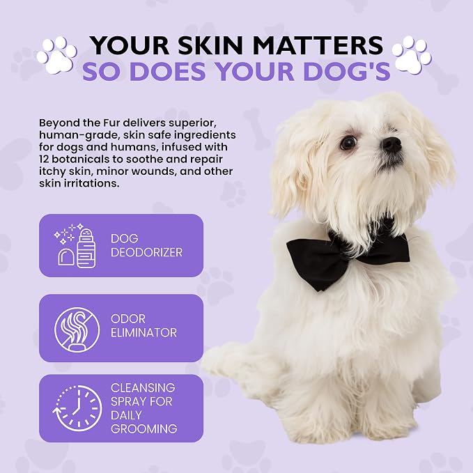 Vital Skin Therapy Spray For Dogs – Anti-Itch, Paw-Licking, Hot-Spot Relief Spray For Dogs - Promotes Healing & Skin Repair, For Sensitive Skin - Gentle First Aid with Aloe Vera & Oatmeal