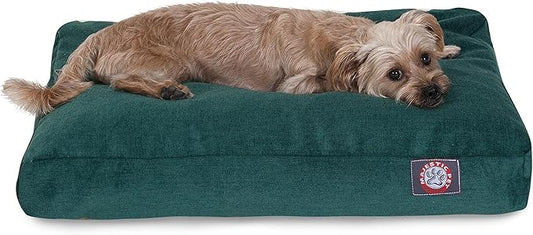 Majestic Pet Villa Rectangle Dog Bed Washable – Non Slip Comfy Pet Bed – Crate Bed with Removable Washable Cover – Kennel Bed for Sleeping, Polyester Fiber, Small, Marine