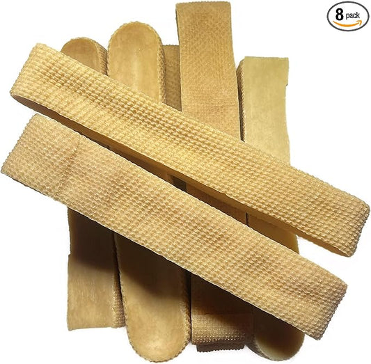 BULLYYAKER All Natural Himalayan Dog Chew,Odorless,Longlasting Healthy Cheese Dog Chew Treats.Can be Used Indoor & Outdoor to Keep Dogs Busy. (8 Pack, Jumbo (Min.7oz))
