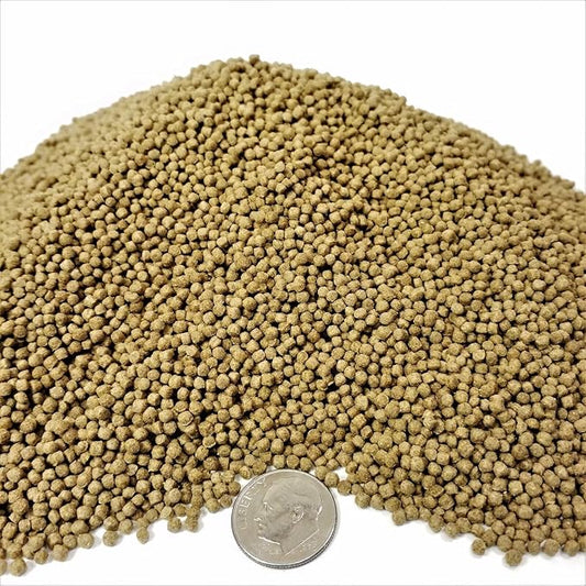 2 mm - 1/16" Krill & Brine Shrimp Intense Growth Floating Pellets for Small Discus, Cichlids, Koi & Pond Fish, All Tropical Fish - 1-lb