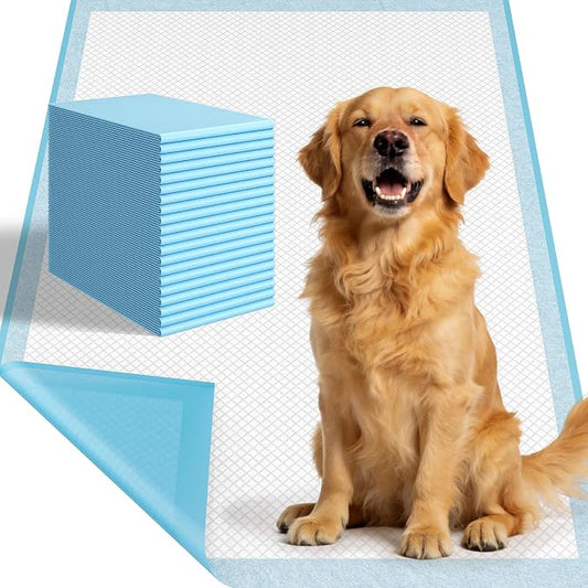Large Puppy Pee Pads for Dogs 23" x 35" 20 Count, 6-Layer Leak-Proof XL Dog Pee Pads, Super Absorbent Quick-Dry Thick Disposable Potty Training Pads