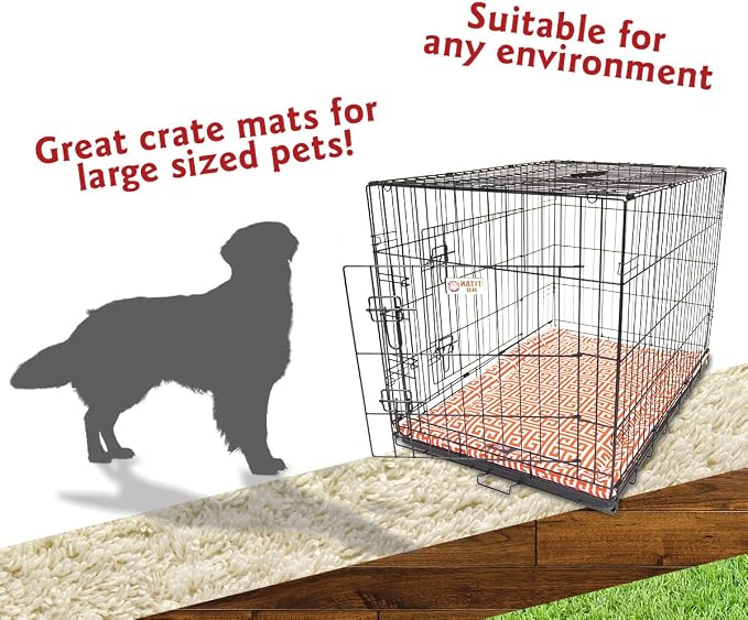 42" Towers Orange Crate Dog Bed Mat By Majestic Pet Products