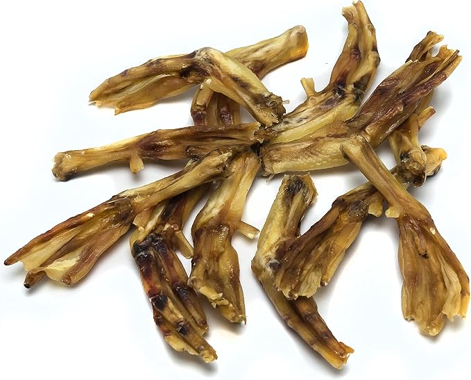 Duck Feet for Dogs (Pack of 90), Raised & Made in USA Dehydrated Duck Feet, All-Natural Dog Chews, Treats, Snacks