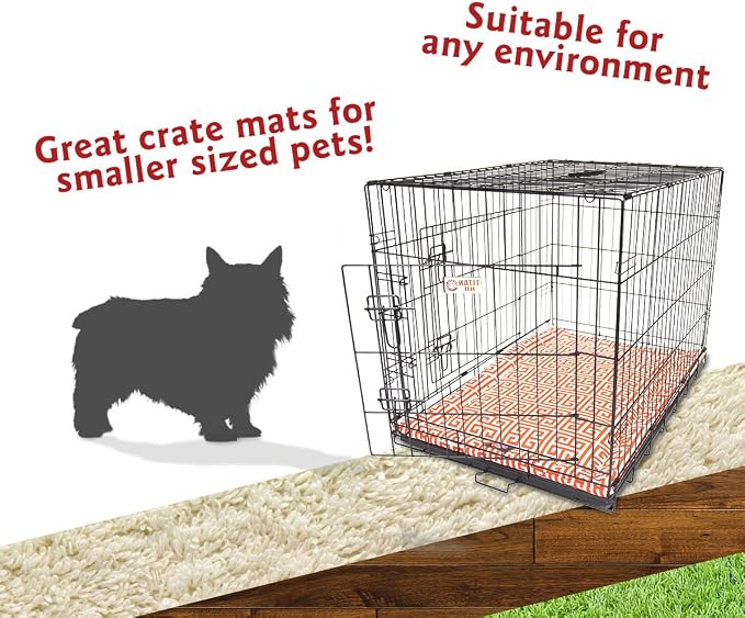 24" Towers Orange Crate Dog Bed Mat By Majestic Pet Products
