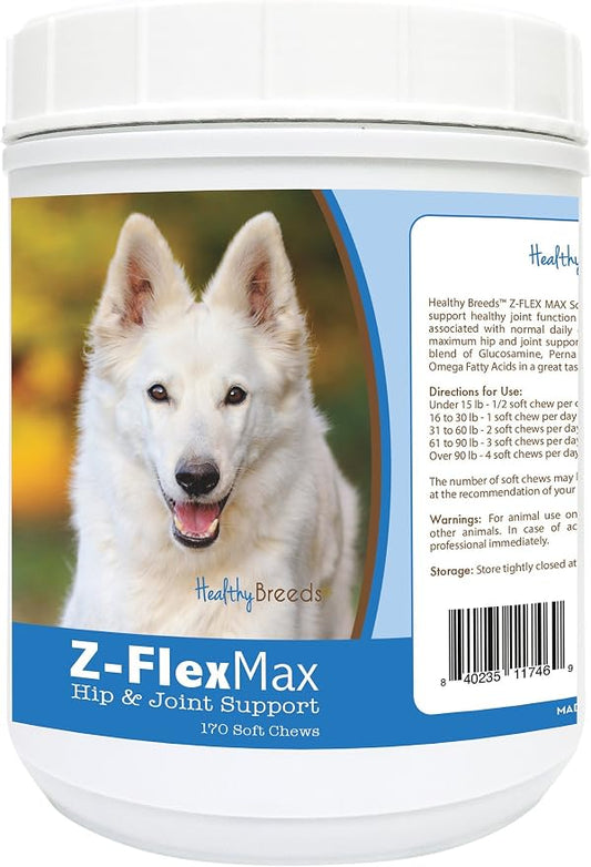 Healthy Breeds German Shepherd Z-Flex Max Hip and Joint Soft Chews 170 Count