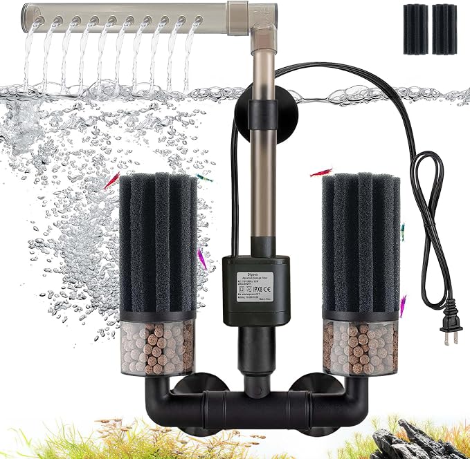 Aquarium Electric Sponge Filter for Shrimp, Betta,Nano and Fry Tank(S)