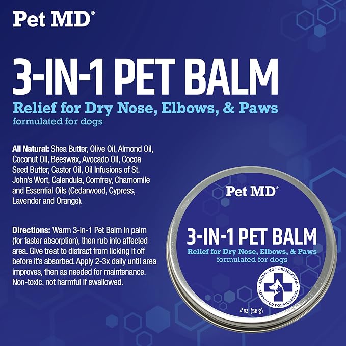 Pet MD Oatmeal + Aloe Shampoo & 3-in-1 Pet Balm