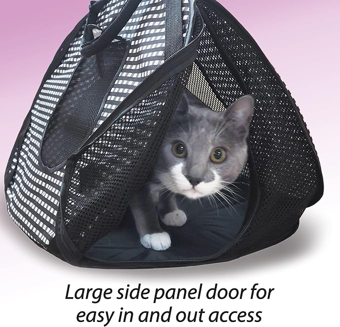 Portable Stress Free Cat Cage/Kennel and Ultralite Pop-up Carrier Bundle