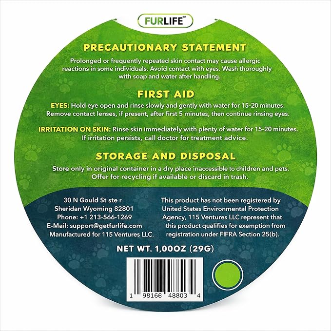 FurLife Flea and Tick Collar for Dogs – Waterproof Green Dog Collar, Pet Supplies for Tick and Flea Prevention for Dogs, Safe for All Breeds