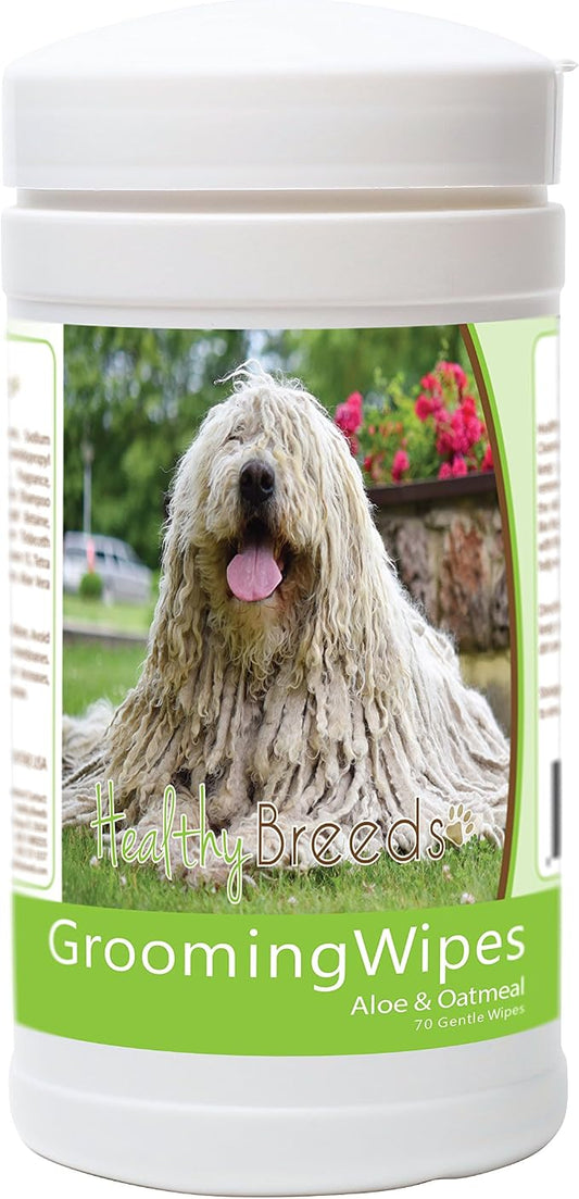 Healthy Breeds Komondorok Grooming Wipes 70 Count