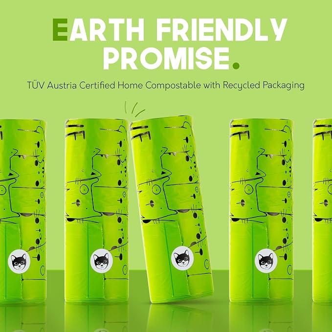 90 XL Compostable Cat Litter Bags and 200 Plant-Based Pet Wipes – Champion Animal Welfare & The Planet