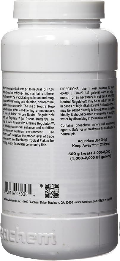Seachem 20111 Neutral Regulator, 500g/1 lb