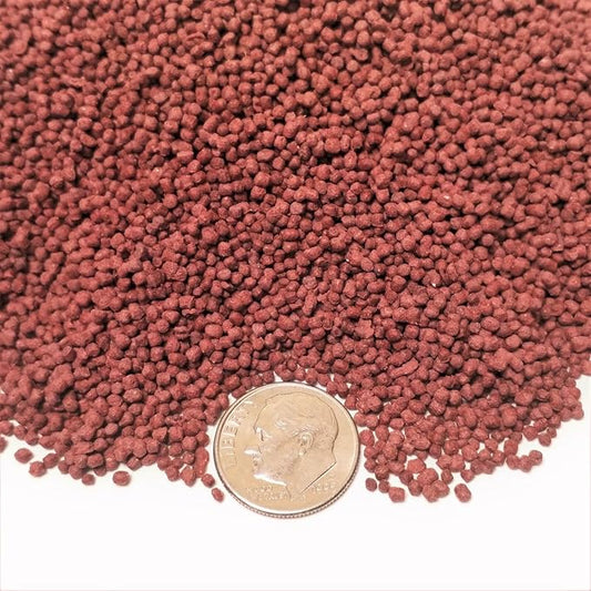 1.5 to 2mm -1/16" 7-10 Day Color Change Ultra Intense Color Enhancing Floating Pellets for Discus, Cichlids, Koi & Pond Fish, All Tropical Fish - 2.5-lbs