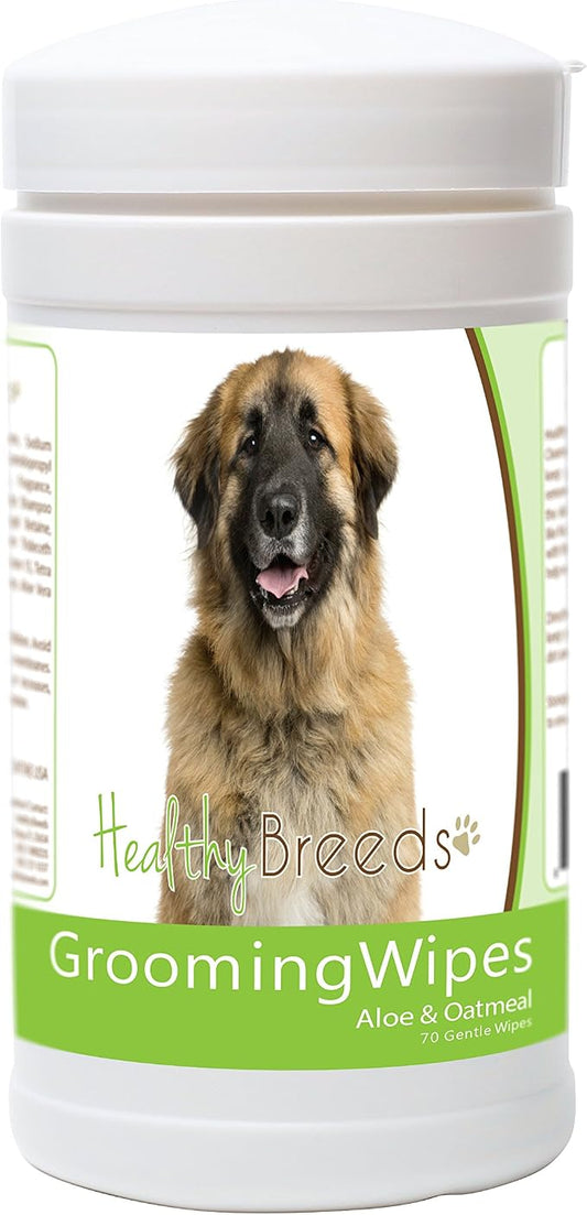 Healthy Breeds Leonberger Grooming Wipes 70 Count