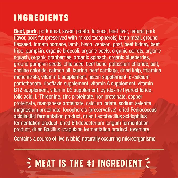 Stella & Chewy's Wild Red Dry Dog Food Raw Blend High Protein Grain & Legume Free Red Meat Recipe, 3.5 lb. Bag (Pack of 3)