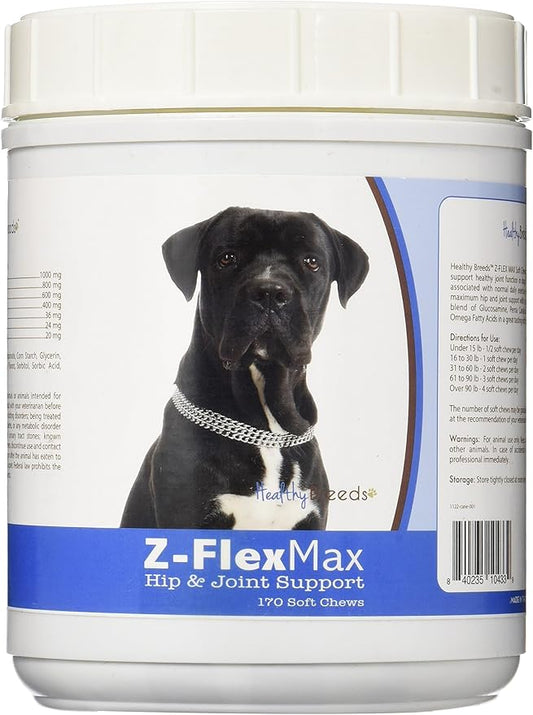 Healthy Breeds Cane Corso Z-Flex Max Hip and Joint Soft Chews 170 Count