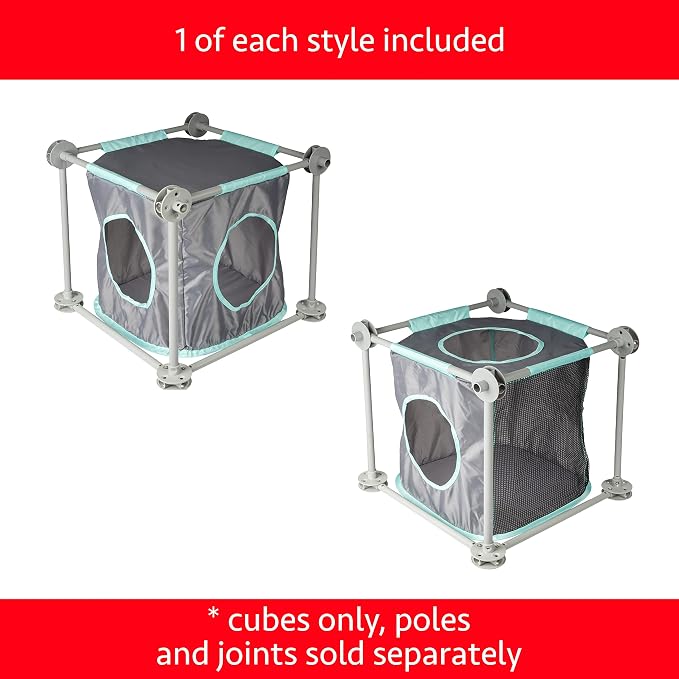 Kitty City Outdoor Catio Furniture and Play Kits for Cats, Cubes Replacement