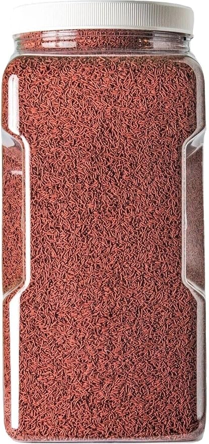 Worm Like Intense Color Enhancing Sinking Micro Sticks for Discus, Cichlids, Koi and Pond Fish, All Tropical Fish…1-lb & 8oz Med Jar