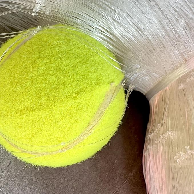 Nylon Silk Nets Fishing Net Gill Net Semi-Finished 2x2in 0.38mm | Semi-finished net for custom fishing net assembly