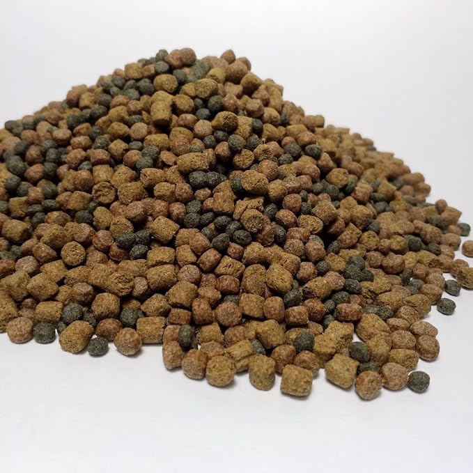 3-Type Mix of 4mm - 3/16" Intense Color Enhancing, Intense GRO, Zeigler 42% Protein Floating Pellets for Koi & Pond Fish KGM-300-12-lbs