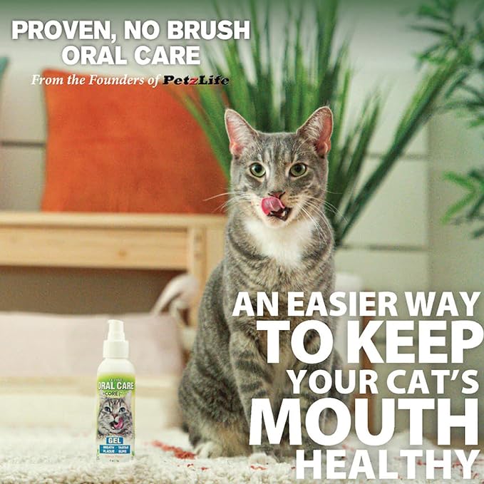 Adore Pet Complete Oral Care Gel for Cats, Salmon, 4 oz