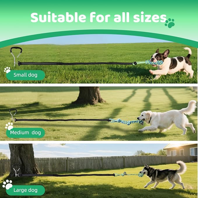 EIODEAR Bungee Tug of War Dog Toy