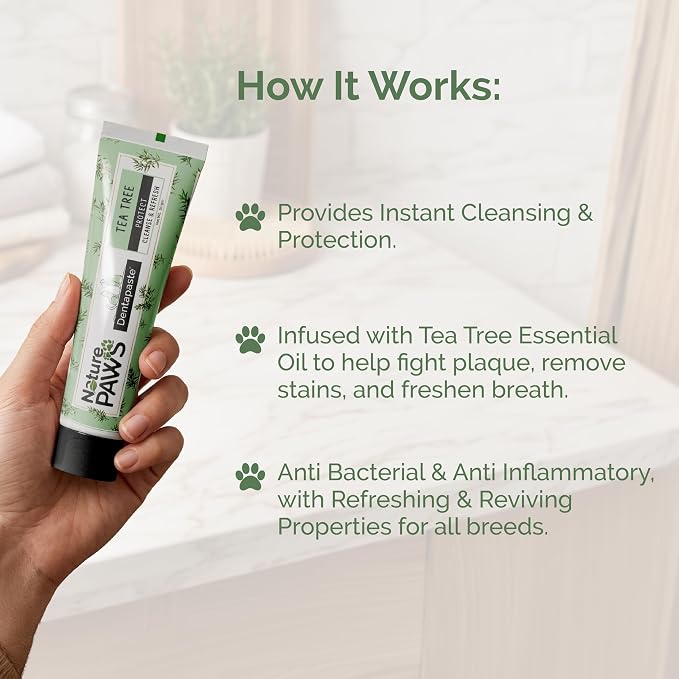 Tea Tree Oil So Strong Dental Care Dentapaste with Brush for Dogs & Cats 50gm