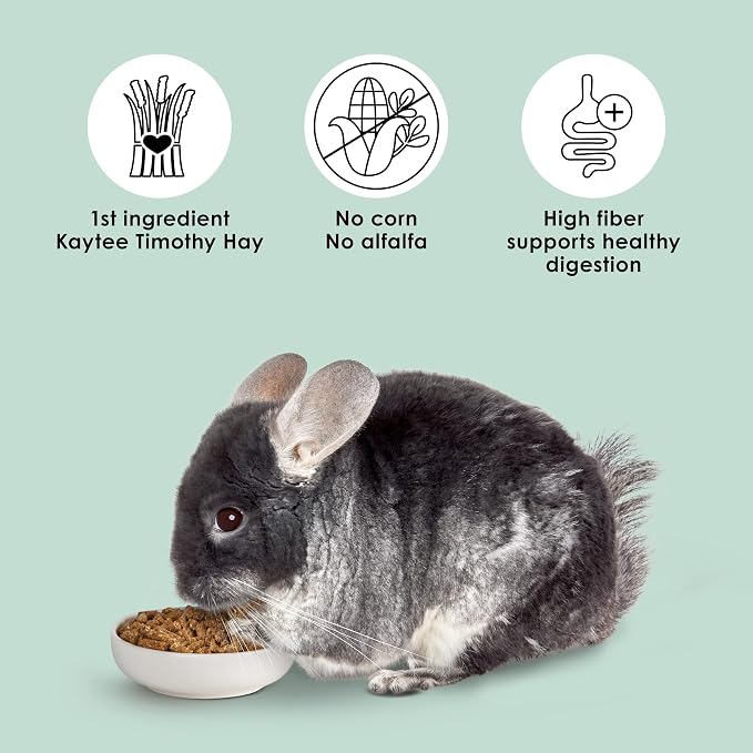 Kaytee Chinchilla Food, Timothy Complete, 25lb