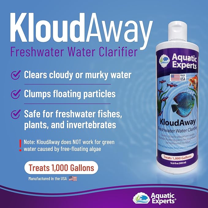 TankFirst Aquarium Water Conditioner - Concentrated 500mL and KloudAway Aquarium Water Clarifier 500 mL. Made in USA (Value Pack)