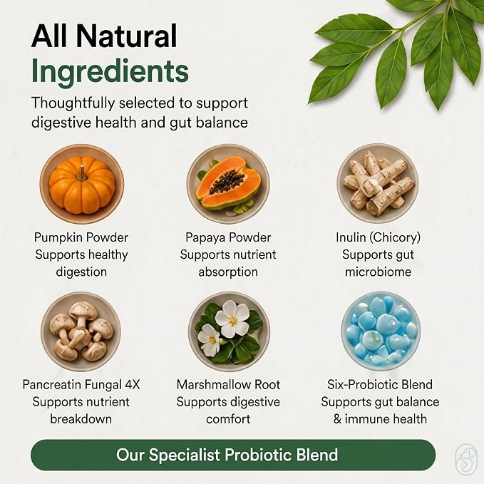 Probiotics For Dogs Soft Chews With Pumpkin, Papaya & Prebiotic Inulin – Dog Probiotic With 6-Strain Blend – Supports Dog Digestive Balance – Gut Health For Dogs – Chicken Flavor, 120 Chews