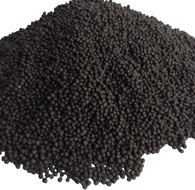 3mm - 1/8" HIGH Protein California Blackworm Floating Pellets for Cichlids, Discus, Koi, Pond Fish, All Tropical Fish - 12-lbs