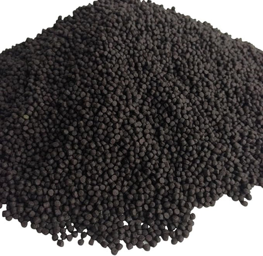 3mm - 1/8" HIGH Protein California Blackworm Floating Pellets for Cichlids, Discus, Koi, Pond Fish, All Tropical Fish - 1-lb
