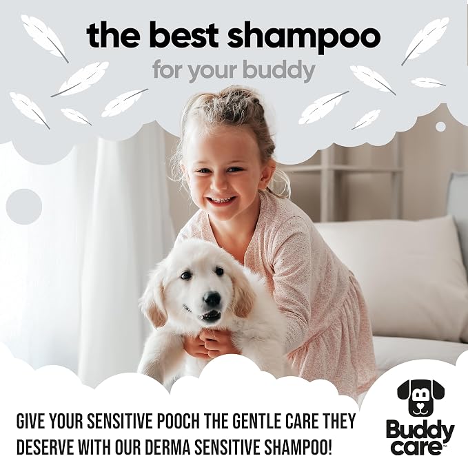 Buddycare Derma Sensitive Dog Shampoo with Aloe Vera and Pro Vitamin B5 (169.07oz)