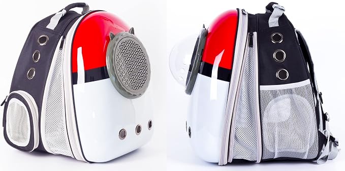 Front Expandable Cat Backpack Carrier, Large Cat Backpack Fits Up to 20 lbs, Backpack for Cats Kitten Small Puppy, Airline Approved Cat Bubble Backpack, Space Capsule Astronaut Backpack Carrier