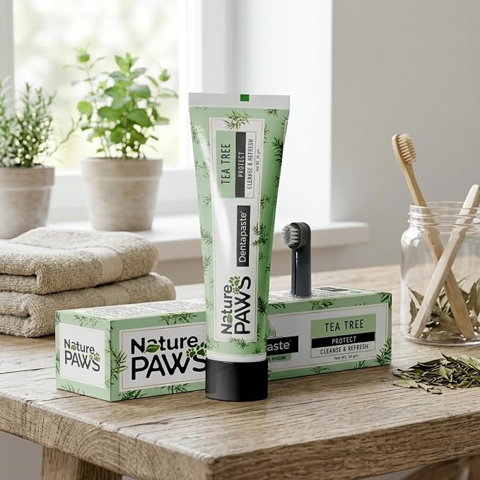 Tea Tree Oil So Strong Dental Care Dentapaste with Brush for Dogs & Cats 50gm