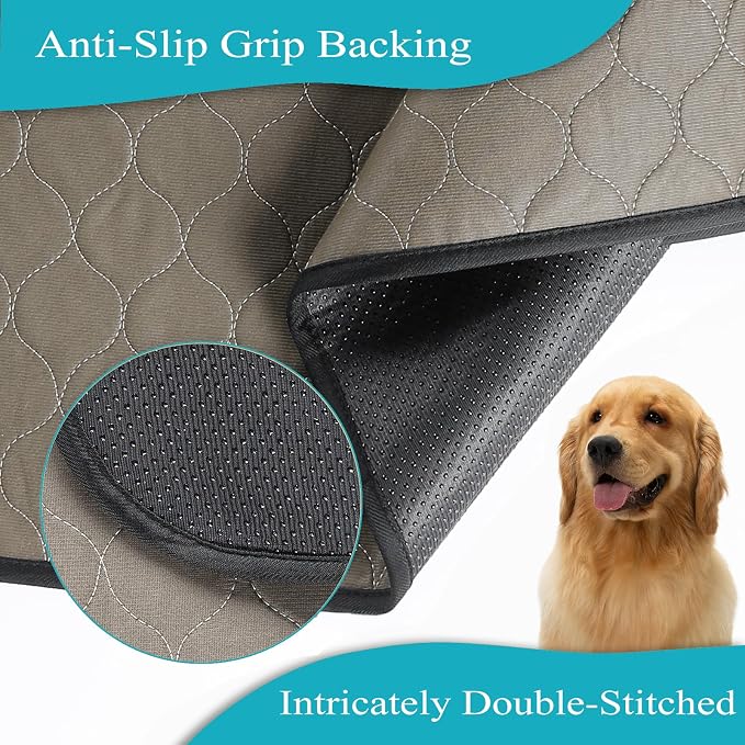 Bunlitent Washable Pee Pads for Dogs 18" x 24", 5 Pack, Potty Buddy for Dogs Washable, Dog Training Pads with Quick Dry, Large Anti-Slip Whelping Pad for Pet, Playpen, Incontinence, Housebreaking