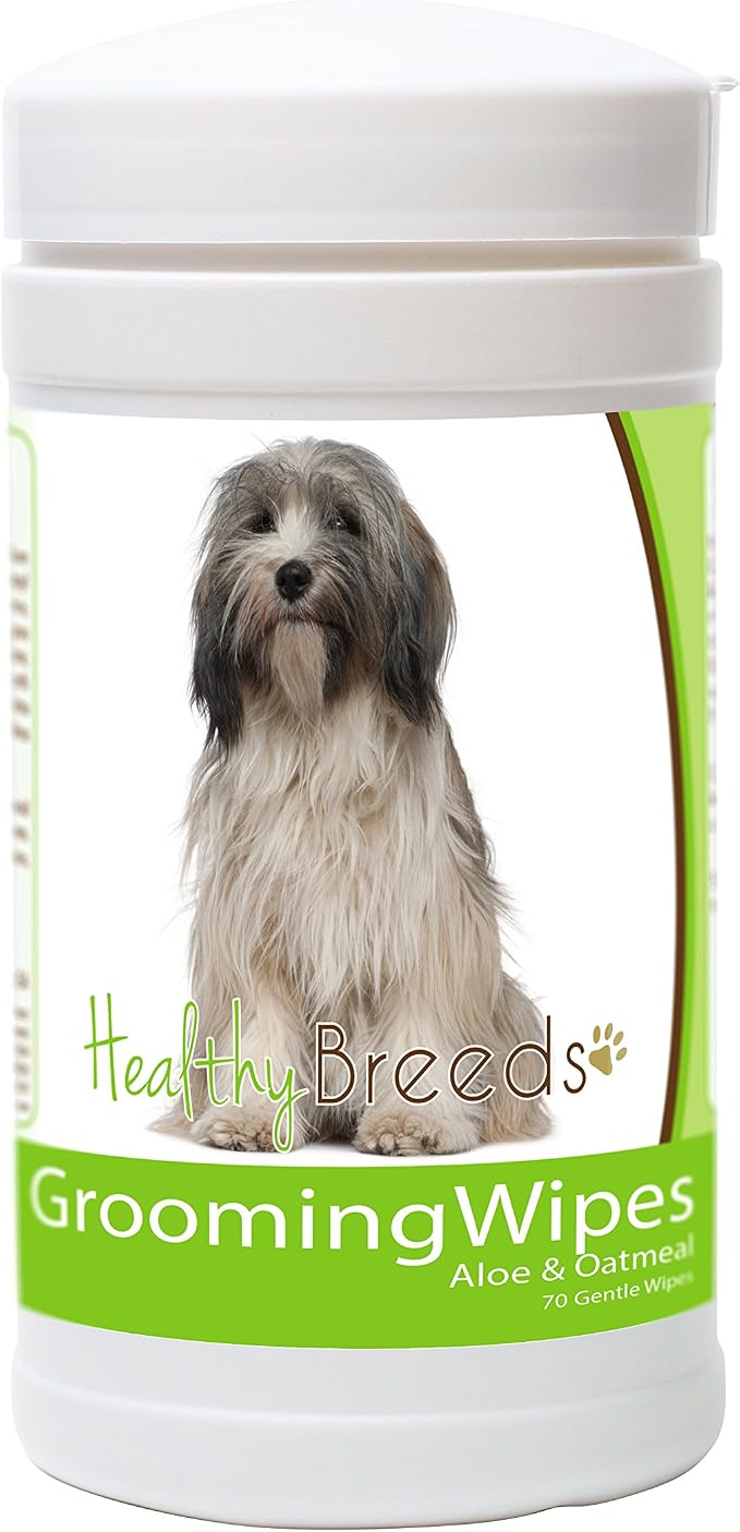 Healthy Breeds Tibetan Terrier Grooming Wipes 70 Count