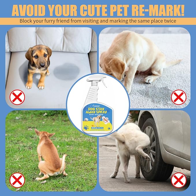 32 Oz Dog Not Here Pee for Your Pet Training, Innovative Spray to Help Dogs Learn Where to Relieve Themselves - Encourage Proper Bathroom Habits