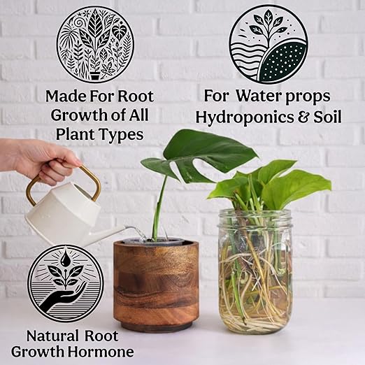 Organic Liquid Kelp & Seaweed Extract Prop Drop (Ecklonia Maxima) – Root + Plant Growth Hormone & Root Plant Food for Water Propagation, Hydroponics & Soil – 8oz 55 Gallons