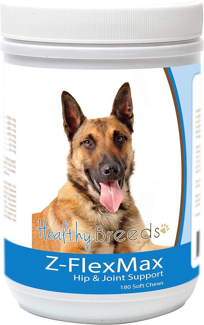 Healthy Breeds Belgian Malinois Z-Flex Max Dog Hip and Joint Support 180 Count