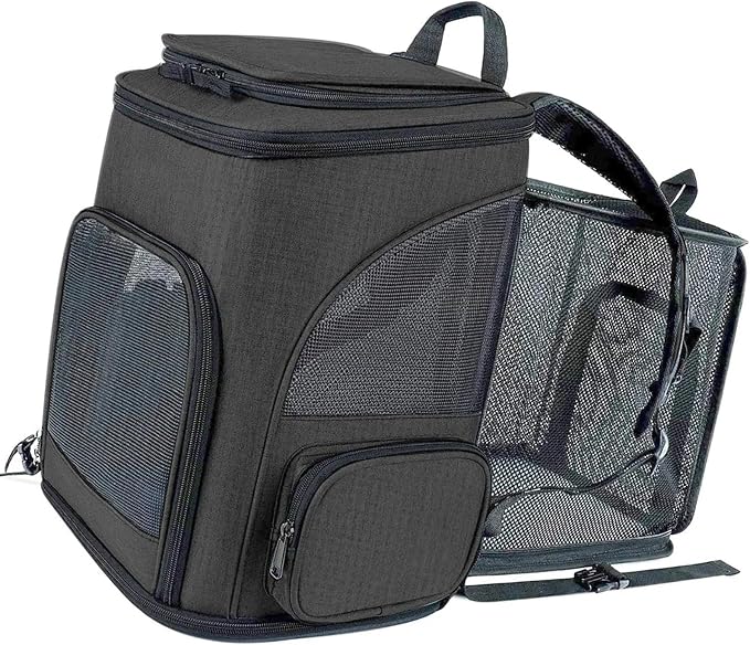 ordinarYone Convertible Pet Carrier For Dogs With Antislip Base And Rings Travel Bed Storage Bag Durability