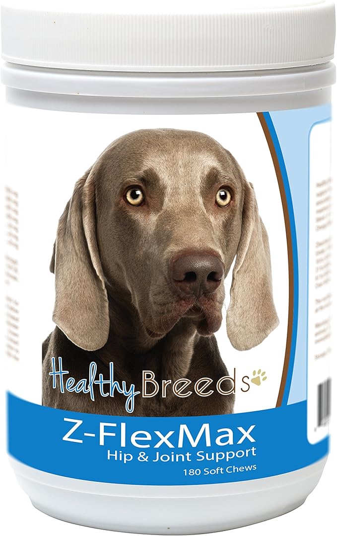 Healthy Breeds Weimaraner Z-Flex Max Dog Hip and Joint Support 180 Count