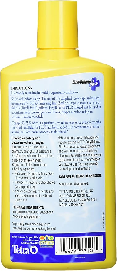 Tetra 77140 EasyBalance Plus Water Conditioner, 16.9-Ounce (Pack of 2)