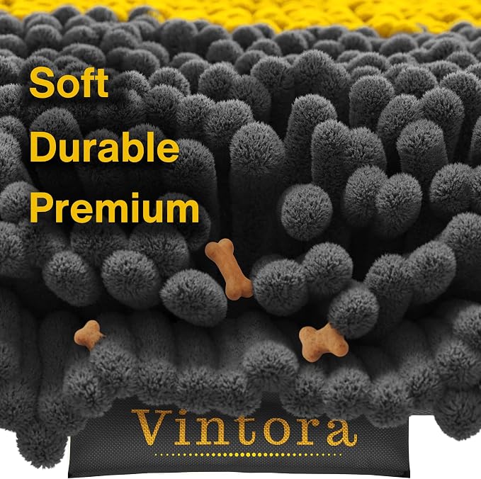 Snuffle Mat for Dogs Large Breed, Medium & Small – 17" x 23" Snuffle and Sniff Mat for Dogs & Puppies - Foraging Rugs with Non-Slip Base