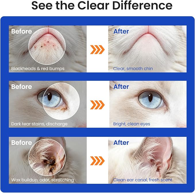 2% Chlorhexidine Wipes for Dogs & Cats – Relieves Hot Spots, Itchy Skin, Paw Licking, Yeast Odor & Skin Fold Irritation | Advanced Chlorhexidine Skin & Fold Wipes for Pets Prone to Odor, Moisture Buildup, Paw Licking and Skin Irritation