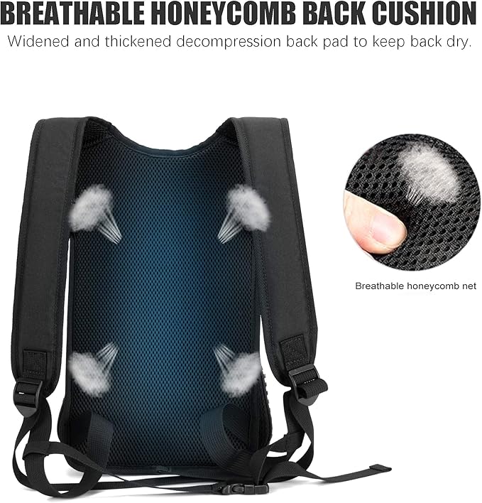 Wakytu Pet Front Dog Carrier Backpacks, Adjustable Dog Backpack Carrier, Comfortable Shoulder Straps, Soft Sponge Cushion, Designed to Fit Pets, S Size, 2-7LB